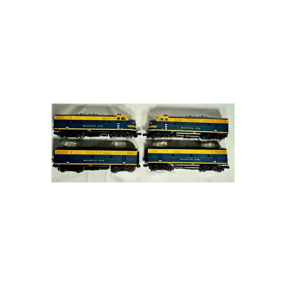 LIONEL 6-34635, 6-34638, 6-34639 SANTE FE CAT WHISKERS F3 ABBA DIESEL LOCOMOTIVES C-8 - Image 3